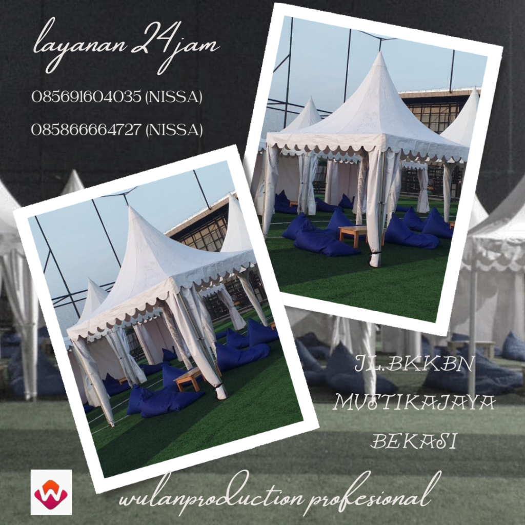 Rental Tenda Kerucut Sarnafil Dan Bazzar Putih Jakarta