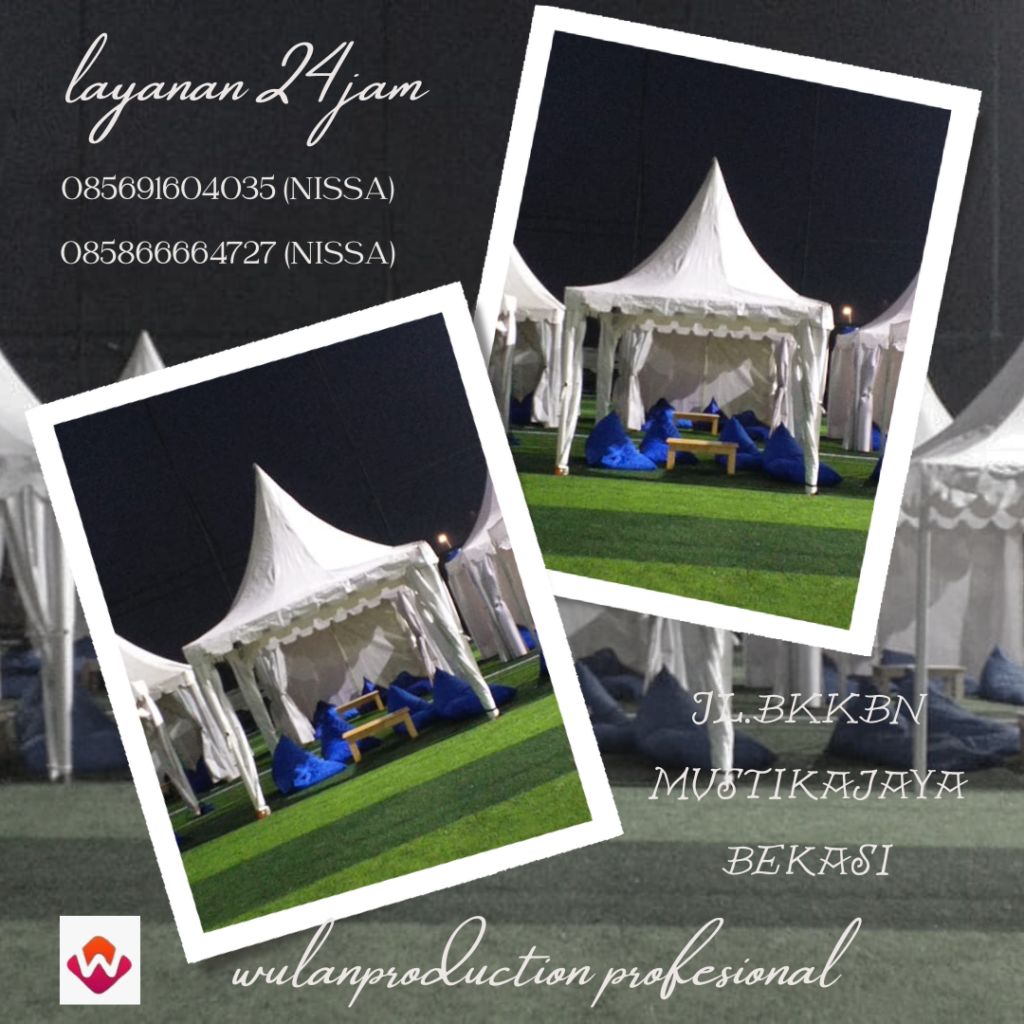 Rental Tenda Kerucut Sarnafil Dan Bazzar Putih Jakarta