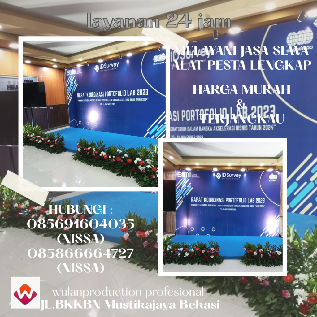 Sewa Backdroop Booth Dan Flooring Jakarta