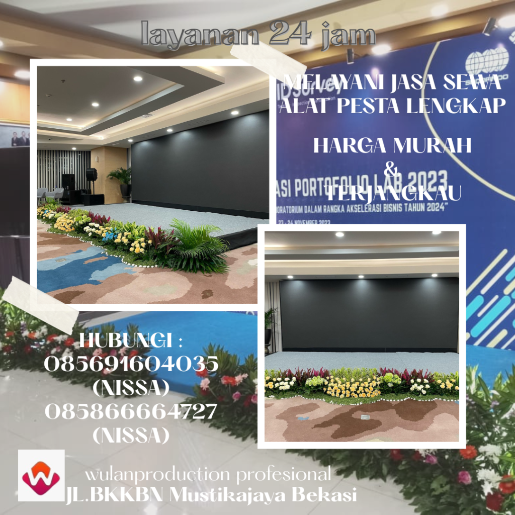 Sewa Backdroop Booth Dan Flooring Jakarta