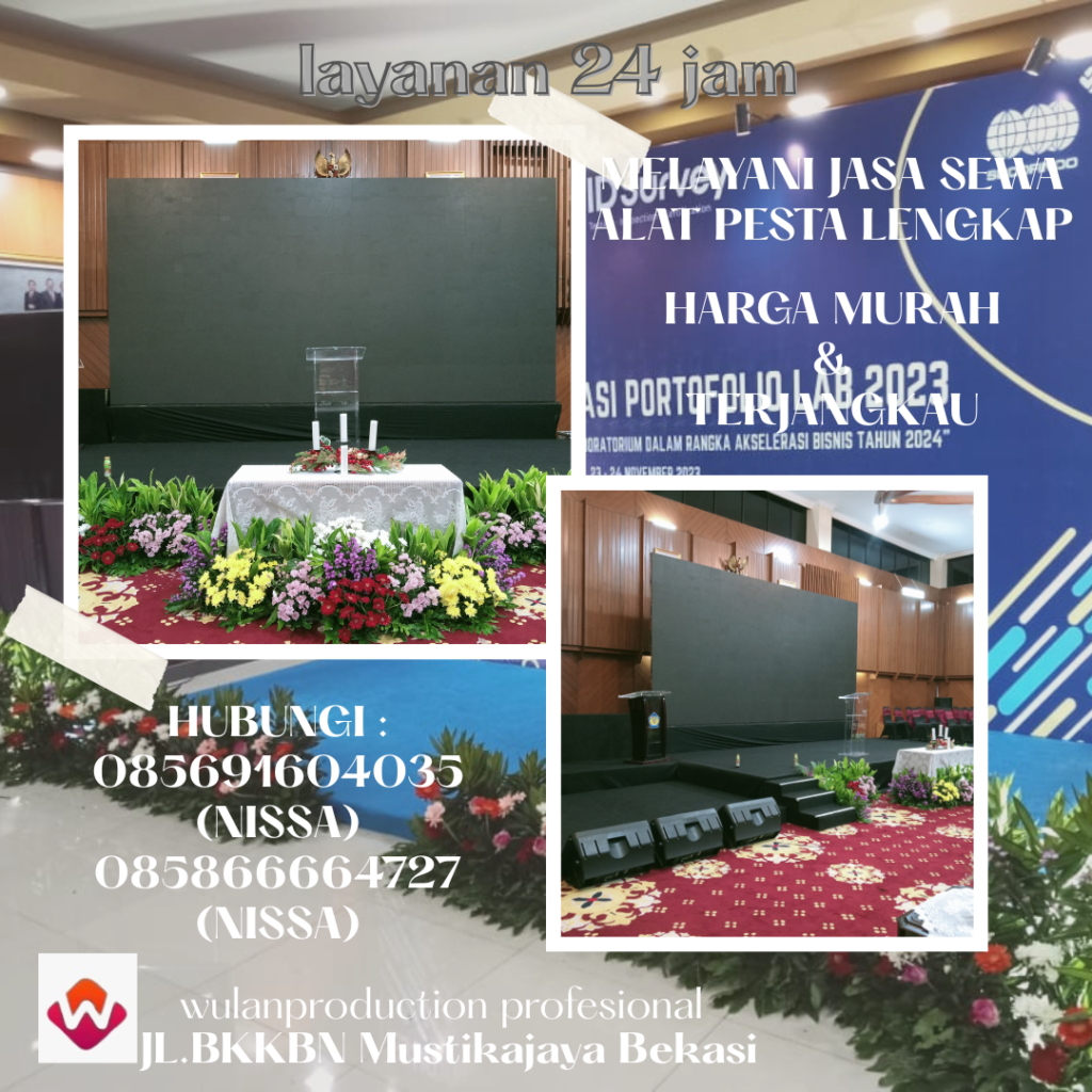 Sewa Backdroop Booth Dan Flooring Jakarta