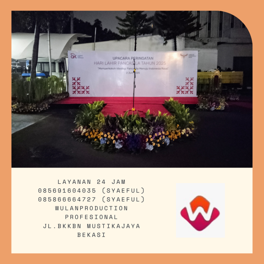 Sewa Backdrop Custom Lengkap Stiker di Jakarta