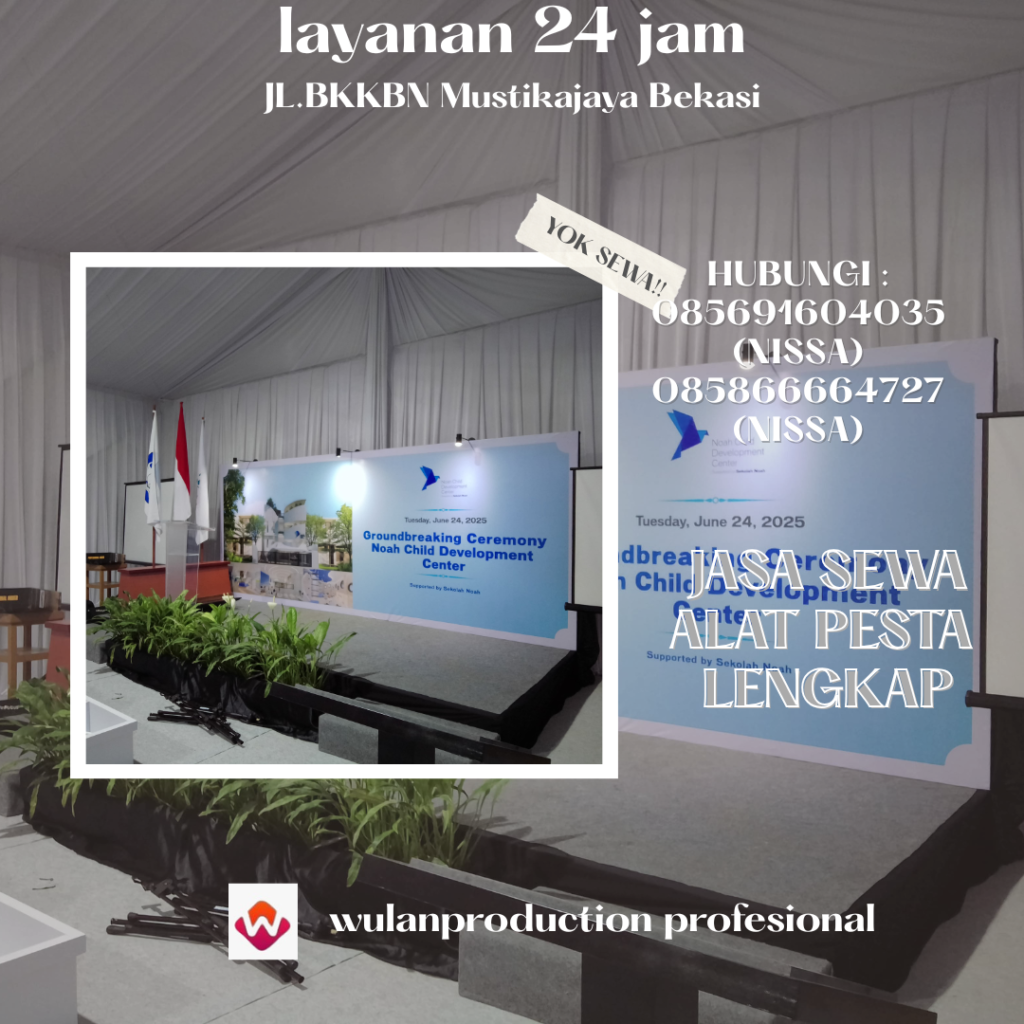 Sewa Backdrop Stag Event Noah Kalisari Jakarta Timur