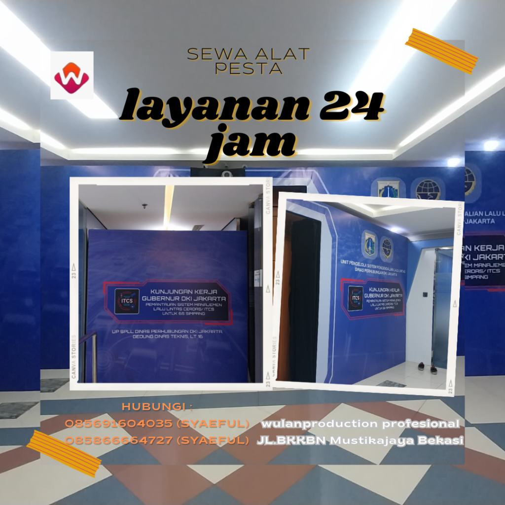 Sewa Backdrop Gate Event Dinas Perhubungan Jakarta