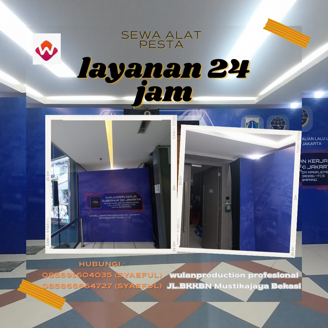 Sewa Backdrop Gate Event Dinas Perhubungan Jakarta