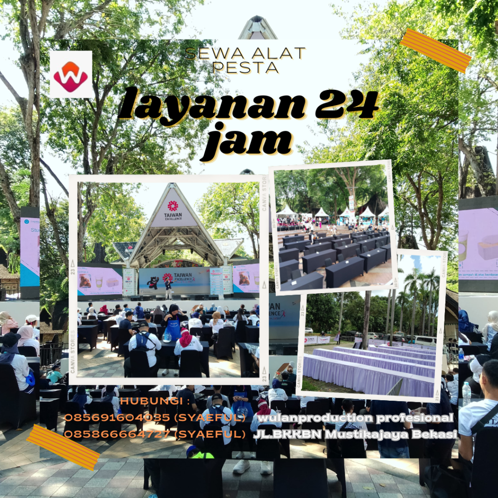 Sewa Meja Ibm Dan Kursi Futura event Pasar Seni Ancol Jakarta Utara