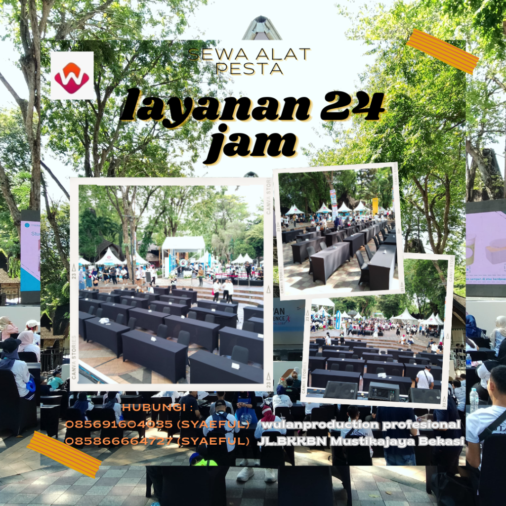 Sewa Meja Ibm Dan Kursi Futura event Pasar Seni Ancol Jakarta Utara