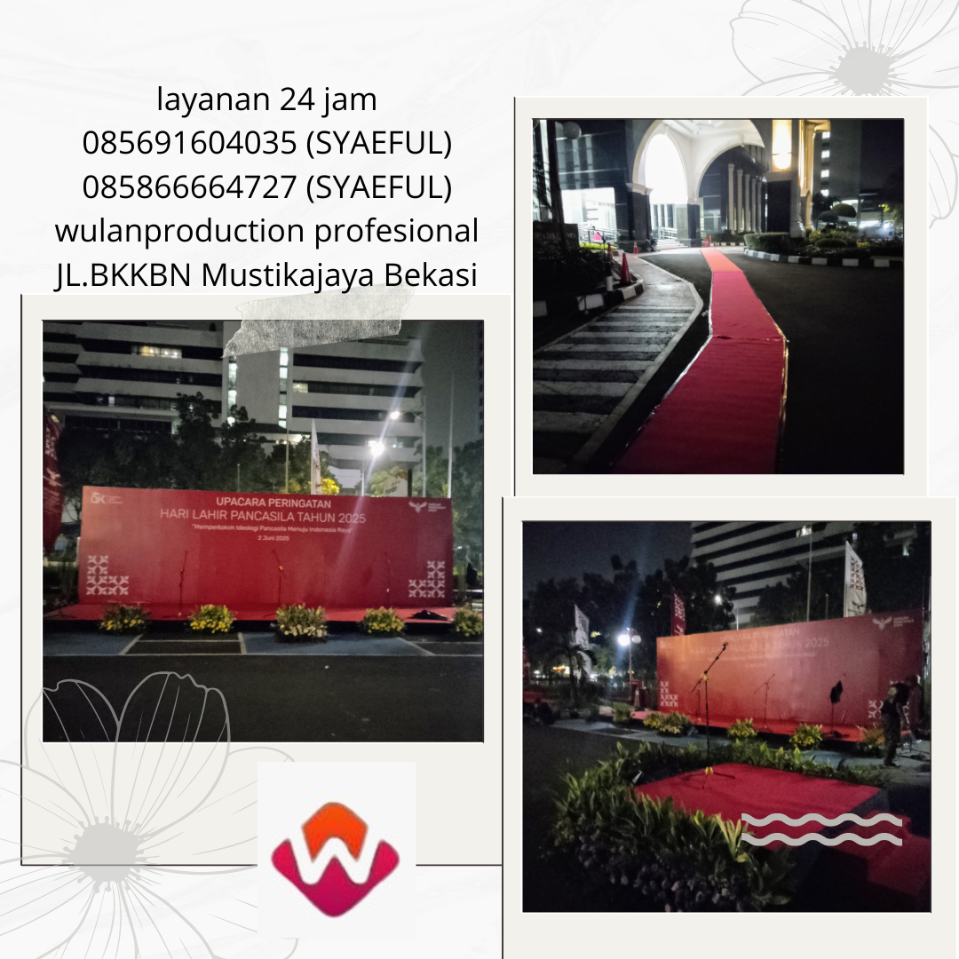 Sewa Stage Cover Karpet, Backdrop Dan Photo Booth Jakarta