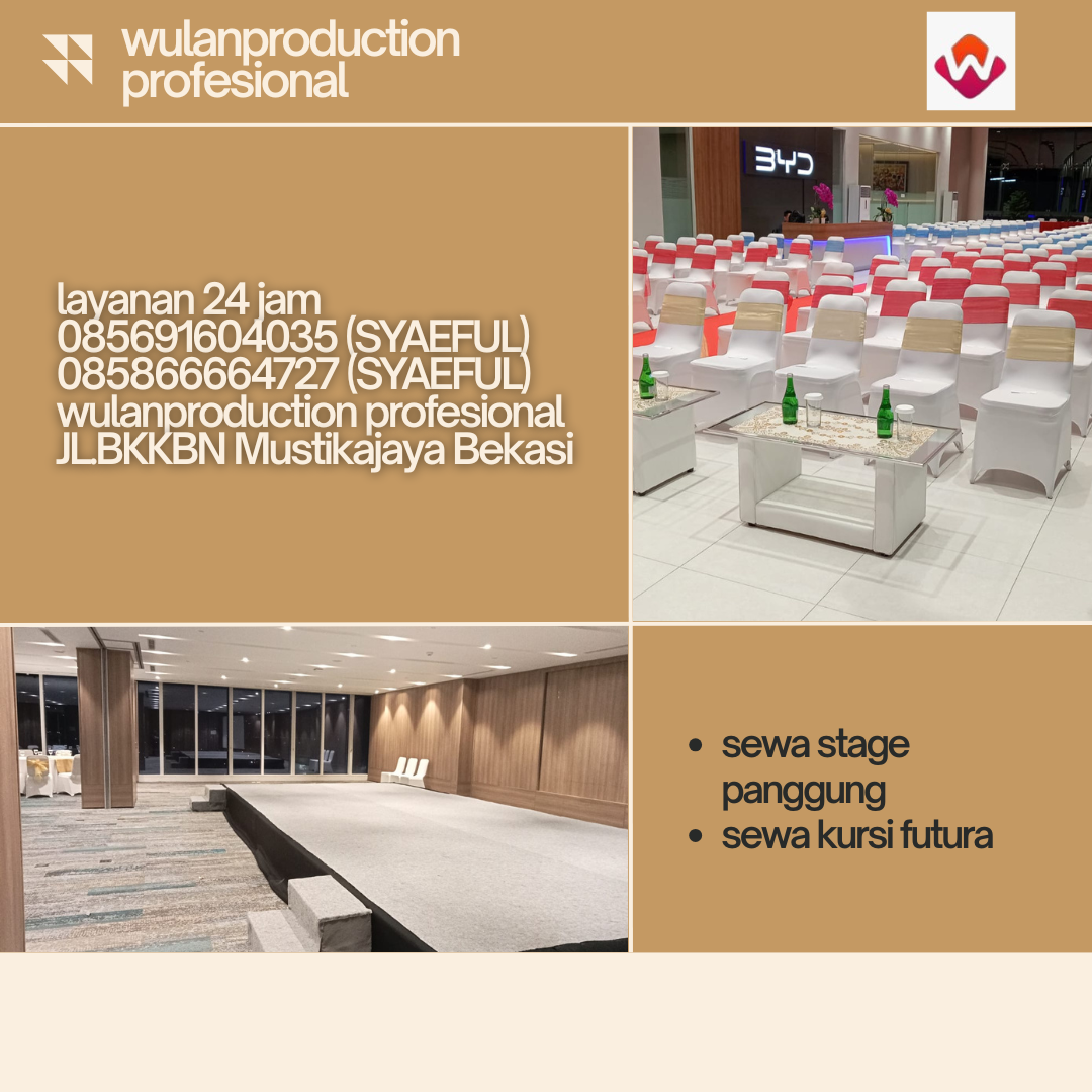 Sewa Stage Panggung Dan Kursi Futura Kemayoran Jakarta Pusat