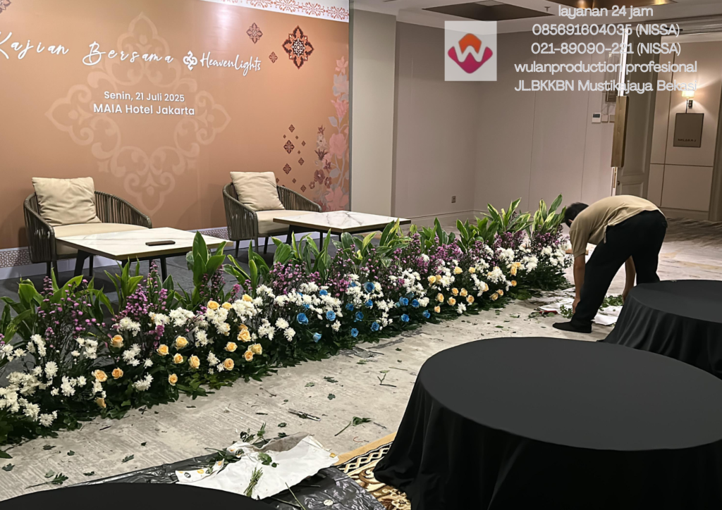Jasa Dekorasi Bunga Fresh Panggung, Pernikahan, Ruangan Jakarta