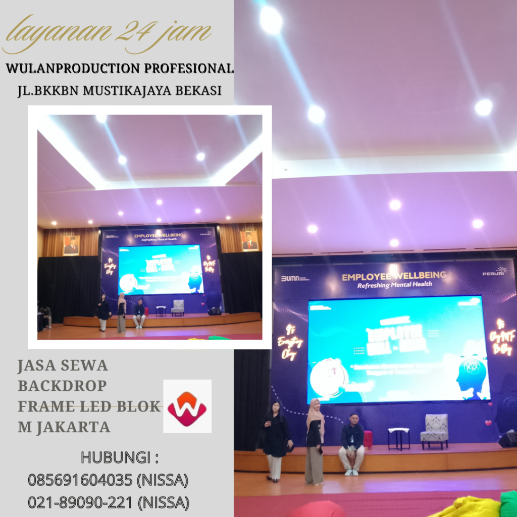 Jasa Sewa Backdrop Frame LED Blok M Jakarta