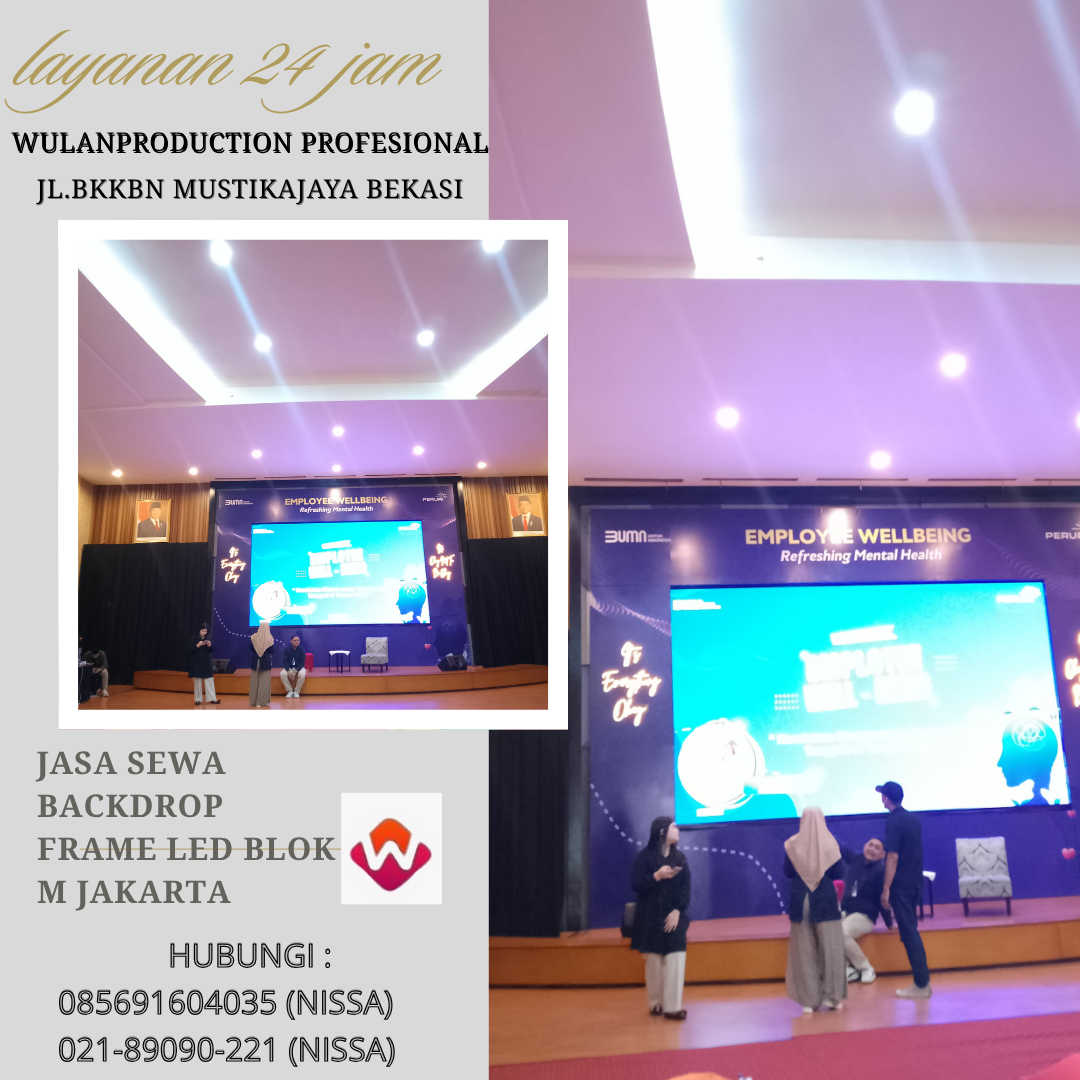 Jasa Sewa Backdrop Frame LED Blok M Jakarta