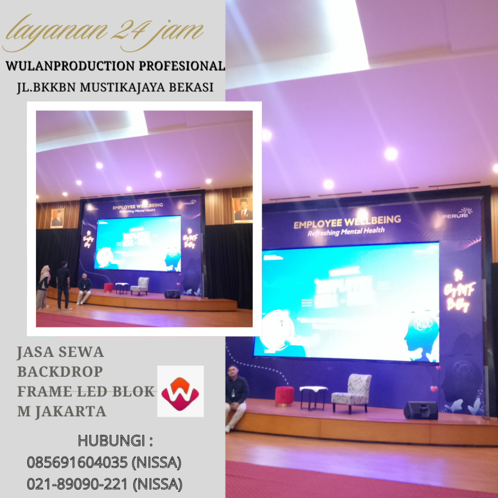 Jasa Sewa Backdrop Frame LED Blok M Jakarta