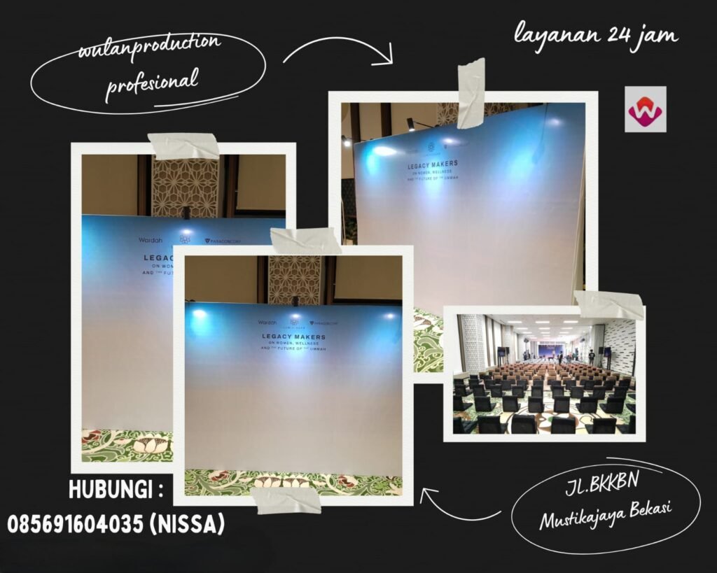 Rental Backdrop Gate, Frame Led Dan Stage Jakarta