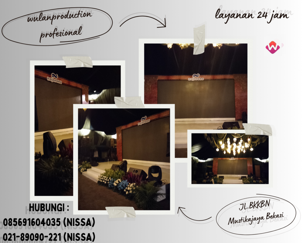Rental Backdrop, Panggung Dan Dekorasi Bunga Segar Jakarta