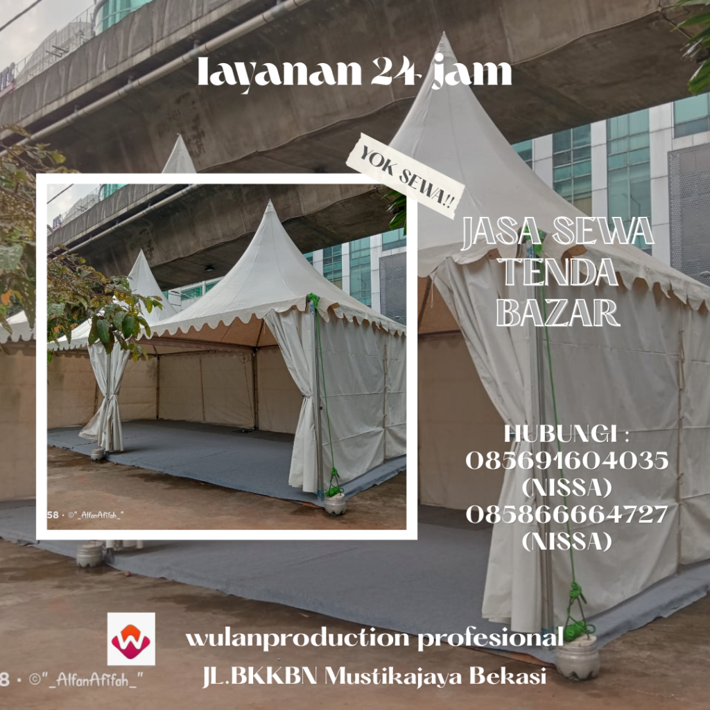 Rental Bazar Tenda Putih Jakarta