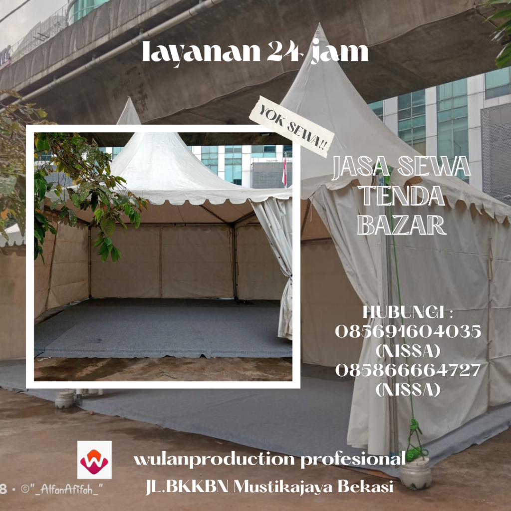 Rental Bazar Tenda Putih Jakarta