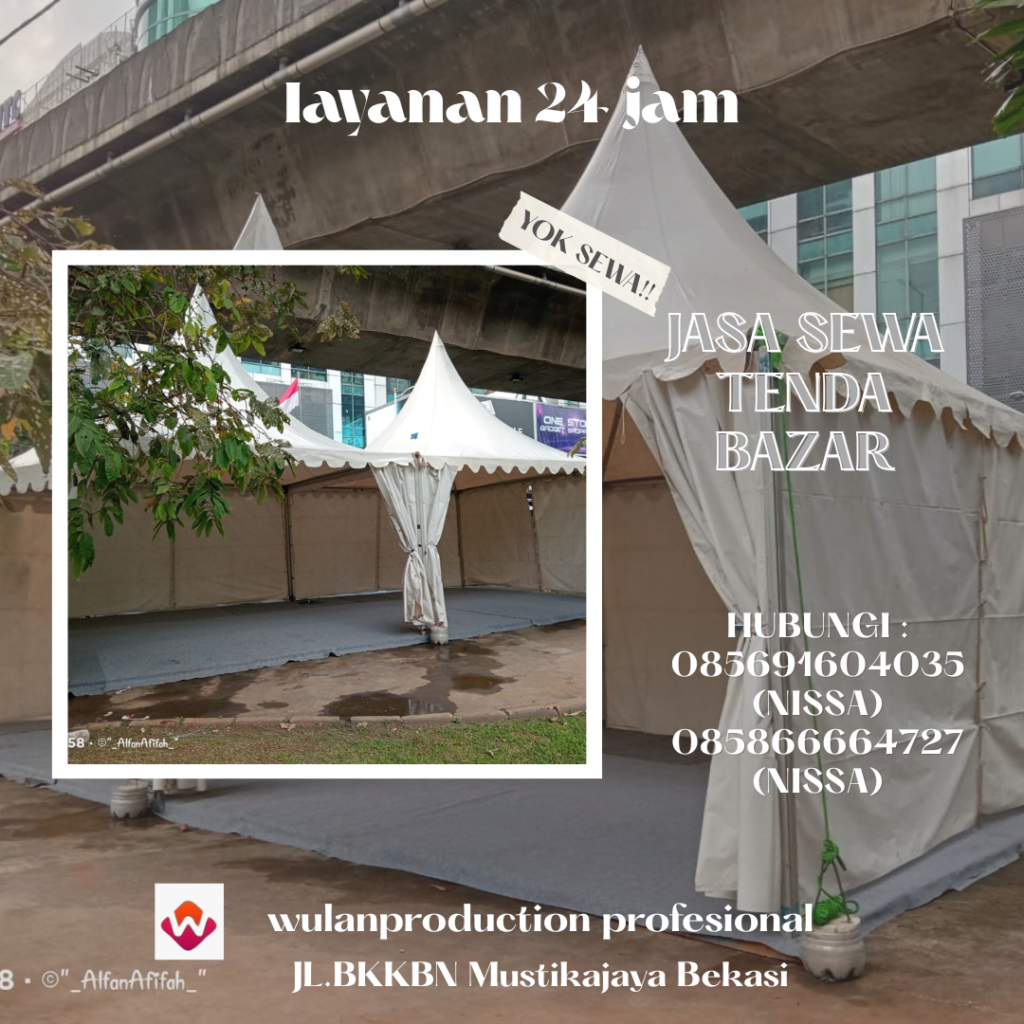 Rental Bazar Tenda Putih Jakarta