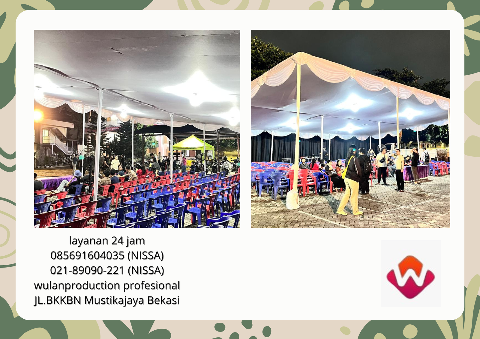 Rental Tenda Event HUT Ri Tema Merah Putih Jakarta
