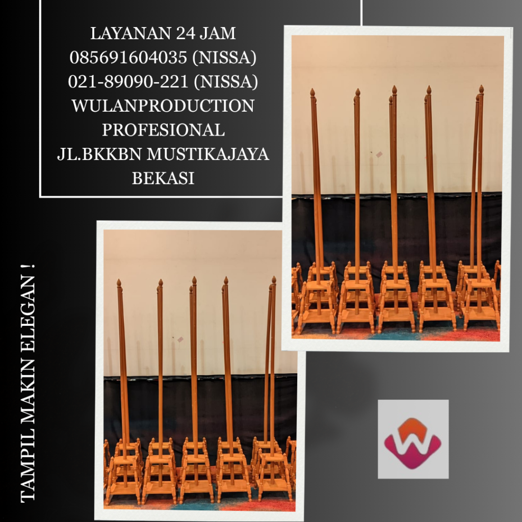 Rental Tiang Bendera VIP Kayu Dan Stainless Bogor