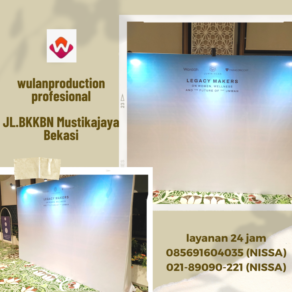 Sewa Backdrop, Tirai Ronce Dan Kursi Lesehan Jakarta Pusat