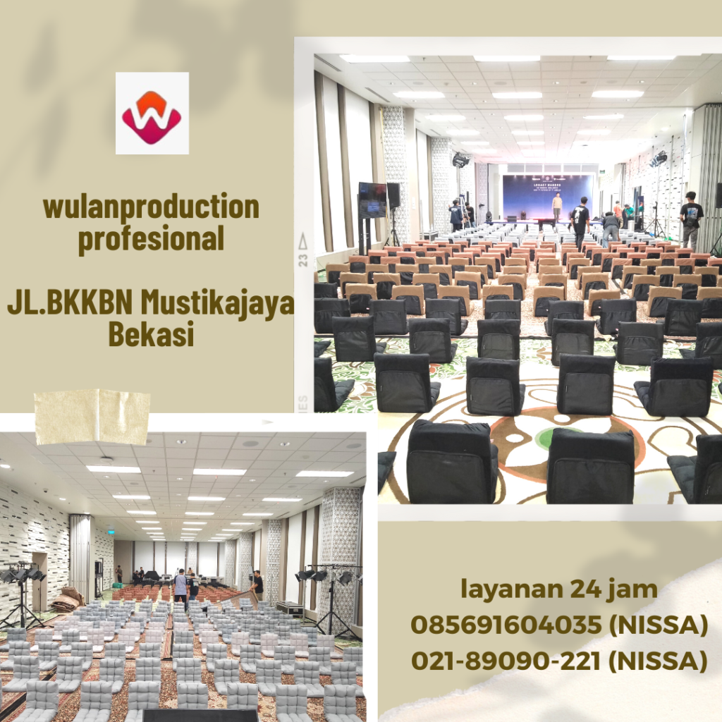 Sewa Backdrop, Tirai Ronce Dan Kursi Lesehan Jakarta Pusat