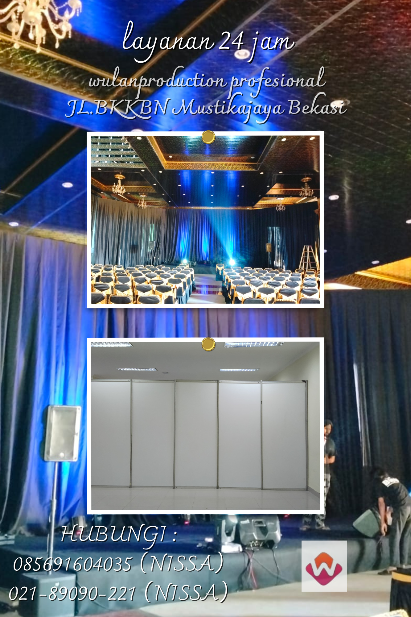 Sewa Black Curtain,Partisi Dan Karpet Hitam Grand Galaxy Bekasi