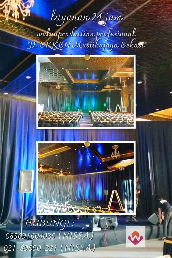 Sewa Black Curtain,Partisi Dan Karpet Hitam Grand Galaxy Bekasi