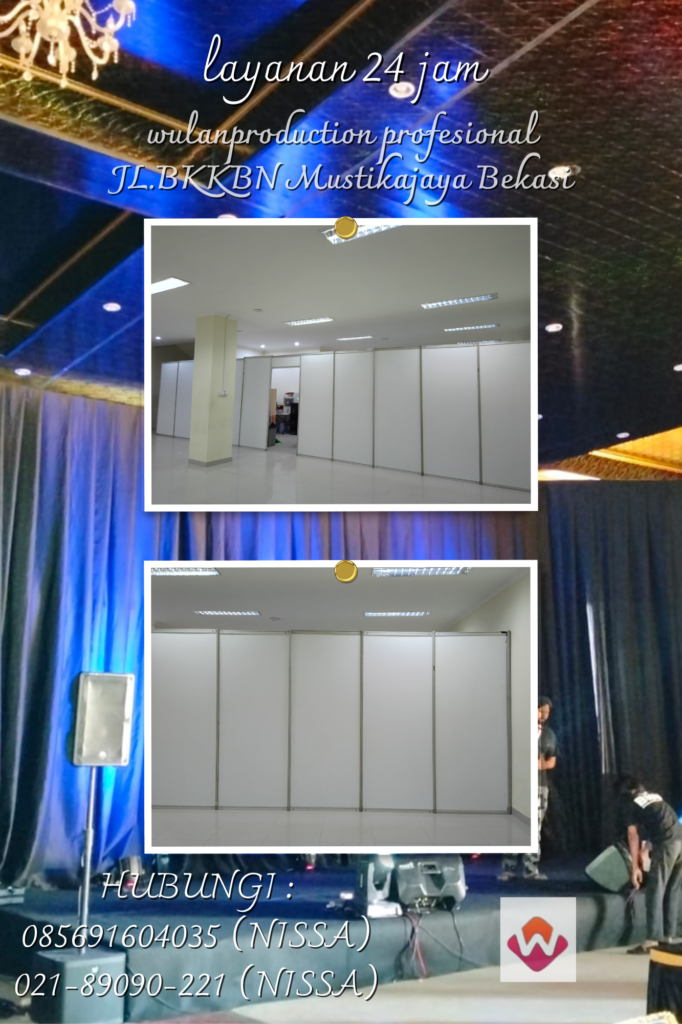Sewa Black Curtain,Partisi Dan Karpet Hitam Grand Galaxy Bekasi