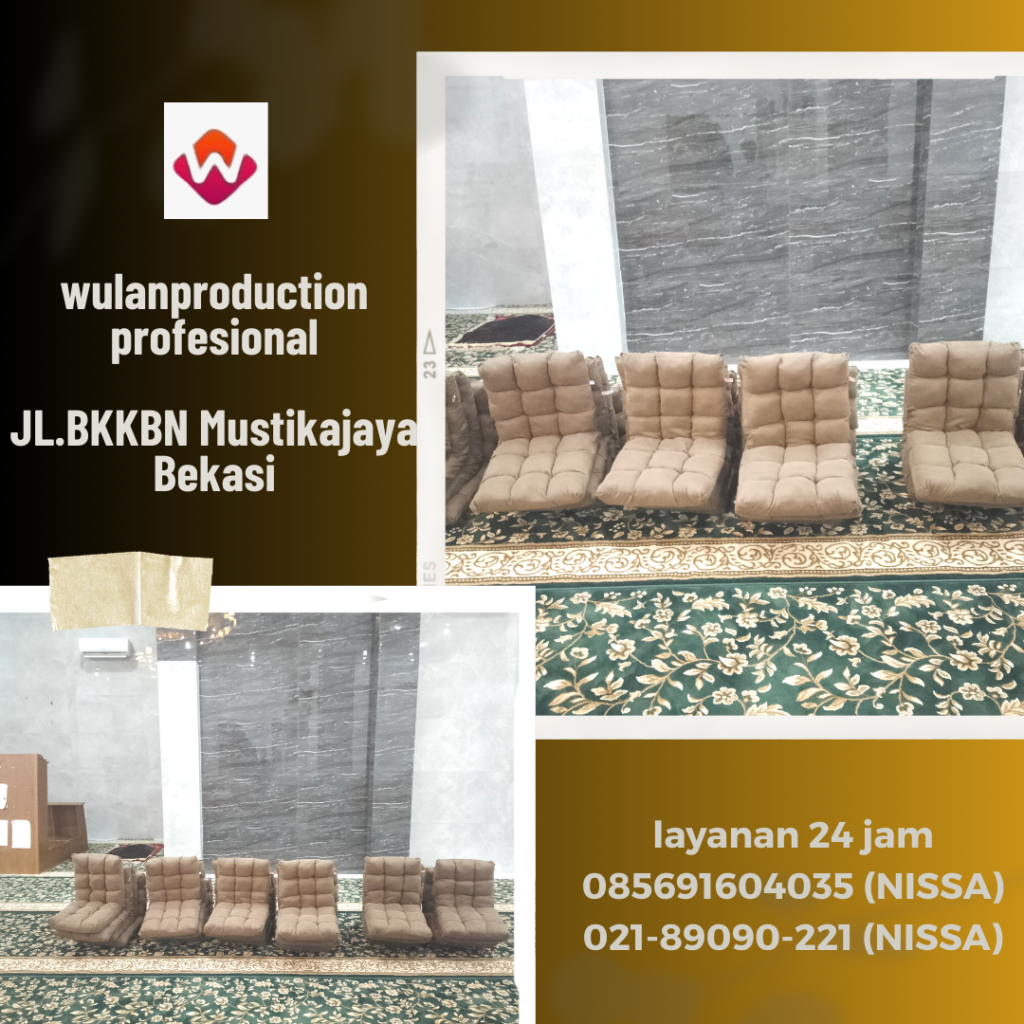Sewa Kursi Lesehan Lipat Warna Cokelat Jagakarsa Jakarta Selatan