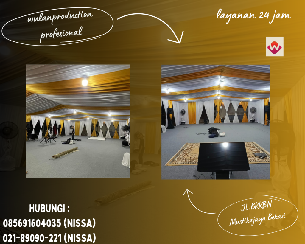 Sewa Tenda Type Hanggar Dekorasi Serut Jakarta