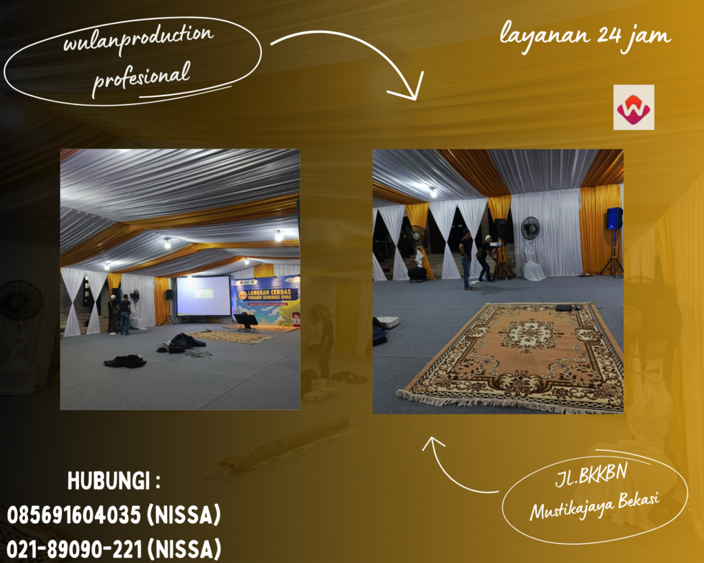 Sewa Tenda Type Hanggar Dekorasi Serut Jakarta