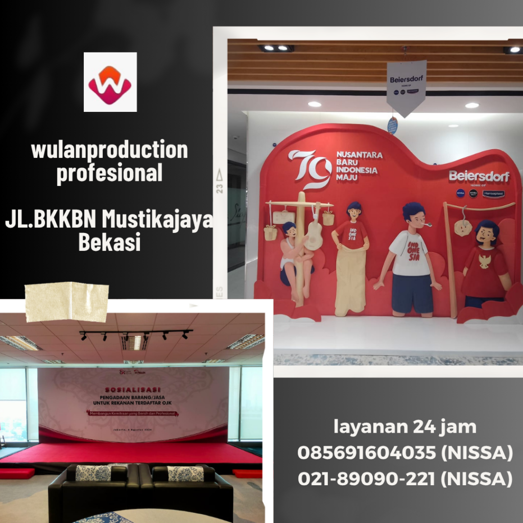 Jasa Sewa Backdrop Event HUT RI Jakarta