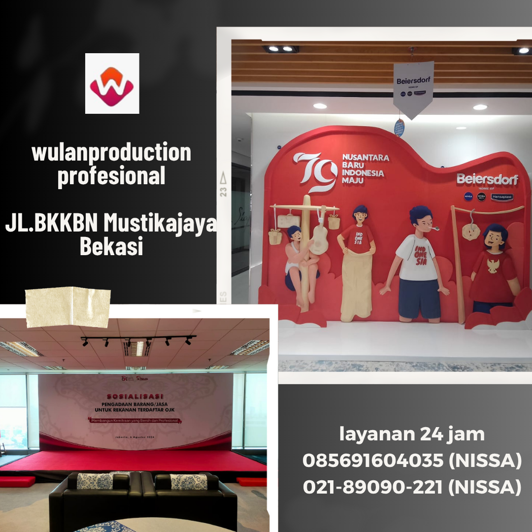 Jasa Sewa Backdrop Event HUT RI Jakarta