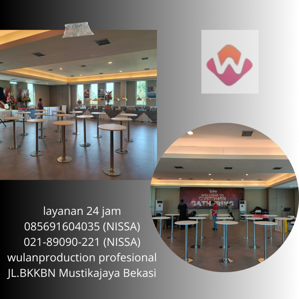 Jasa Sewa Meja Barstool Modern Untuk Acara Indoor & Outdoor Depok
