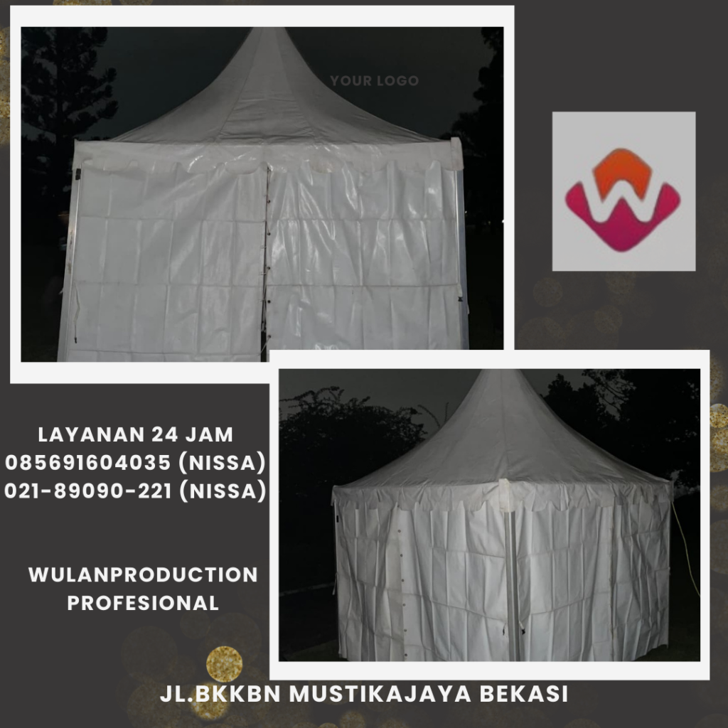Menyewakan Tenda Kerucut Praktis & Elegan Bekasi