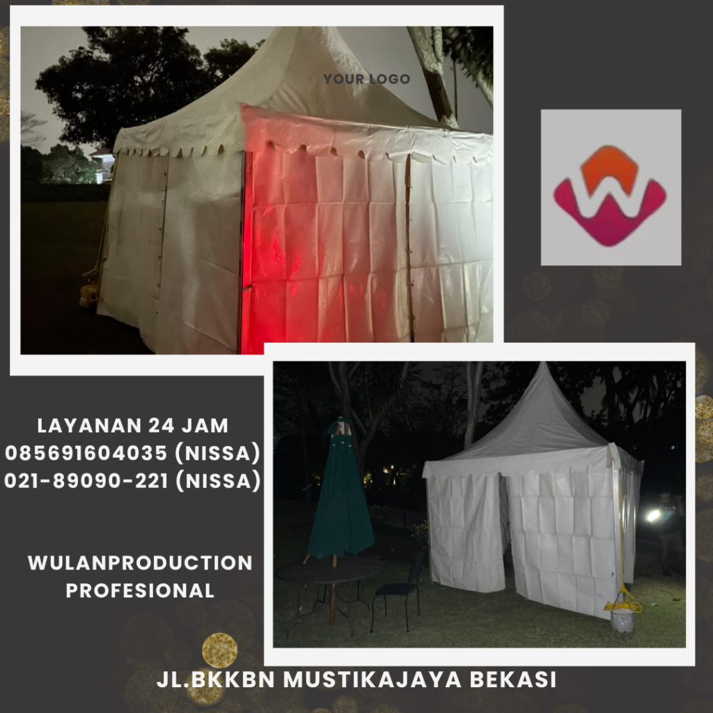 Menyewakan Tenda Kerucut Praktis & Elegan Bekasi