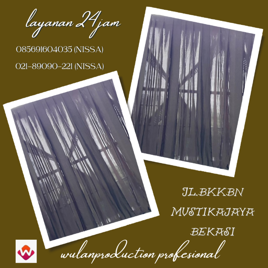 Pusat Sewa Black Curtain Berkualitas, Rapi, Tebal & Estetik Depok