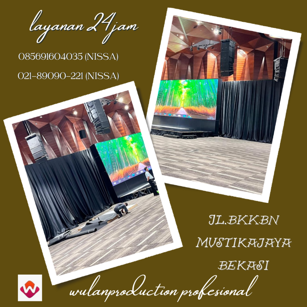 Pusat Sewa Black Curtain Berkualitas, Rapi, Tebal & Estetik Depok