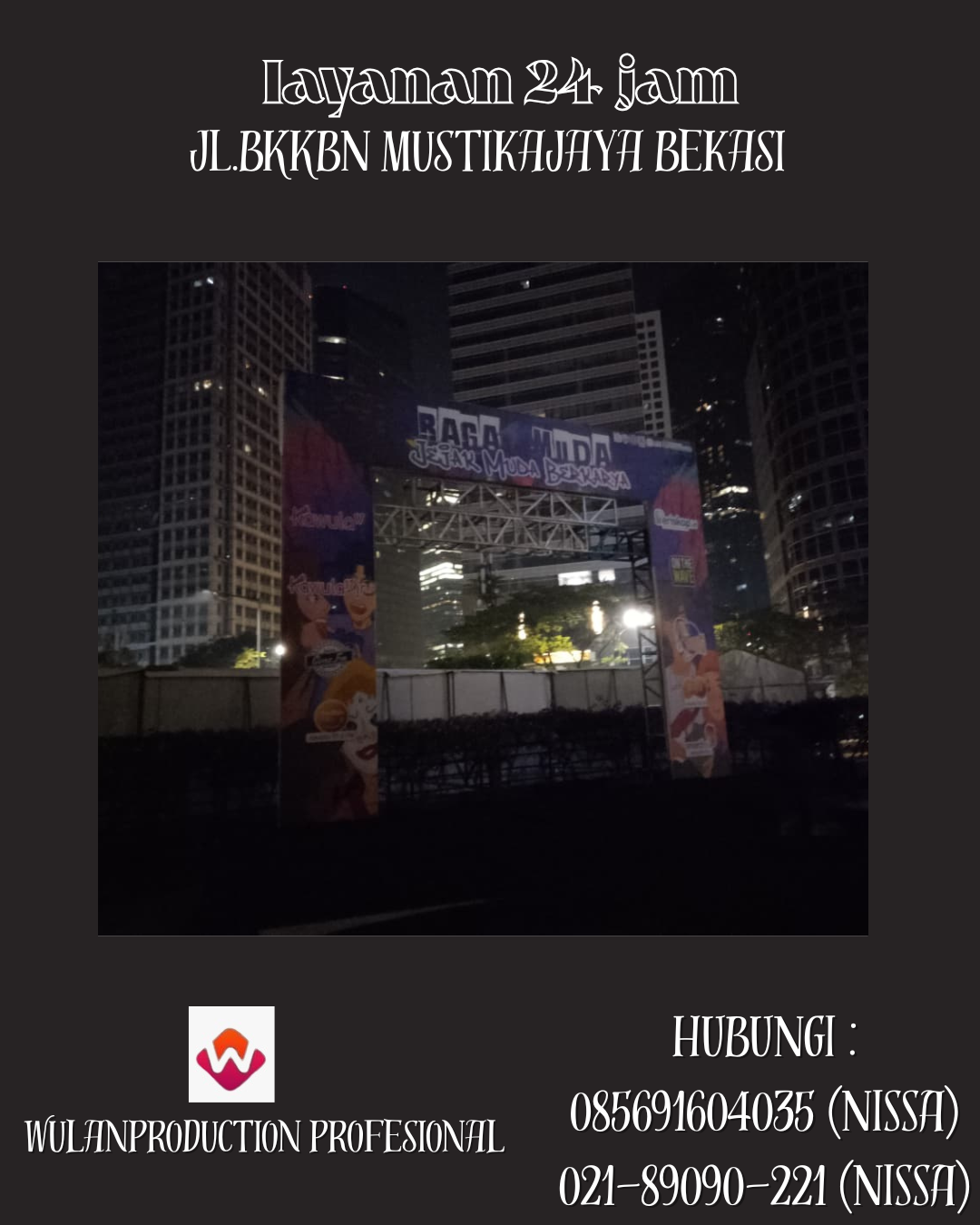 Pusat Sewa Gate Event Dengan Branding Custom Berkualitas Bogor