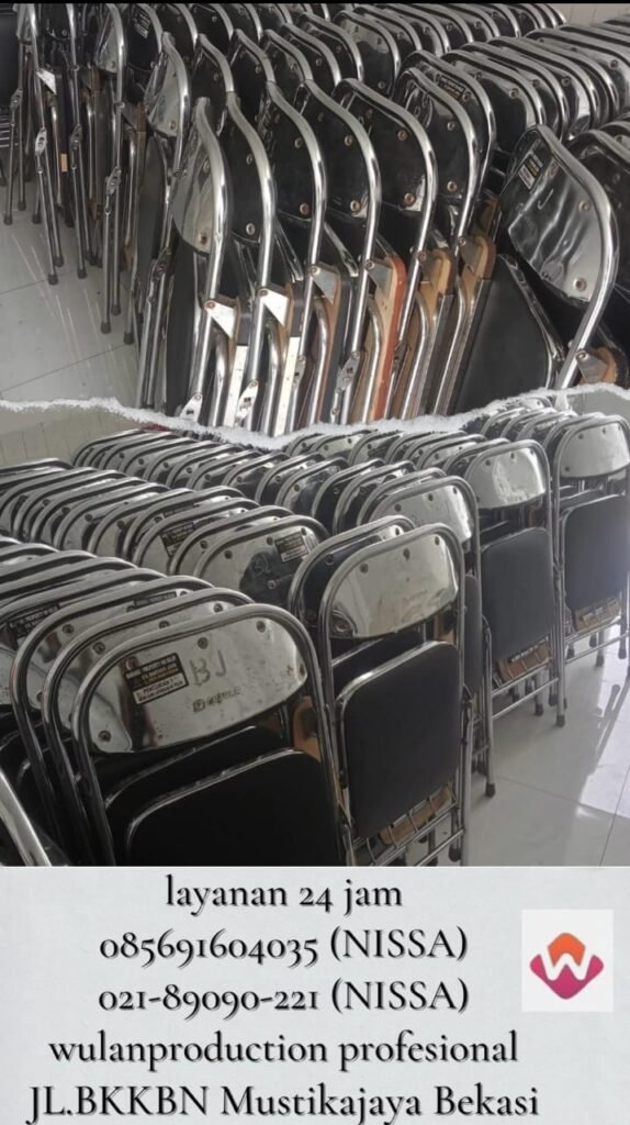 Pusat Sewa Kursi Stainless Type Kuliah Lipat Jakarta