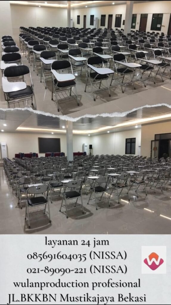 Pusat Sewa Kursi Stainless Type Kuliah Lipat Jakarta