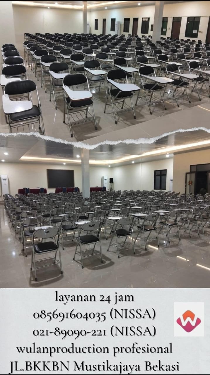 Pusat Sewa Kursi Stainless Type Kuliah Lipat Jakarta