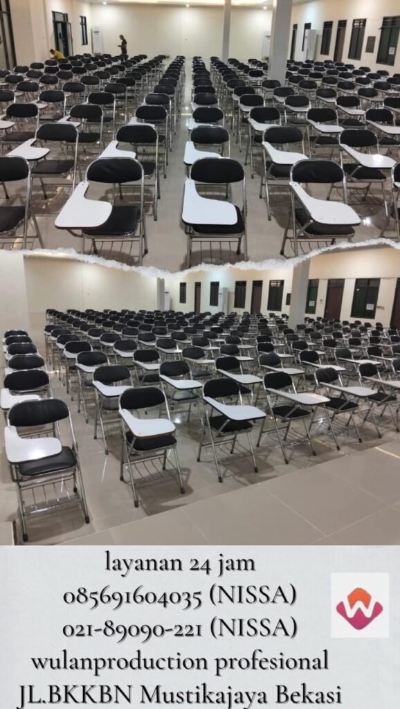 Pusat Sewa Kursi Stainless Type Kuliah Lipat Jakarta