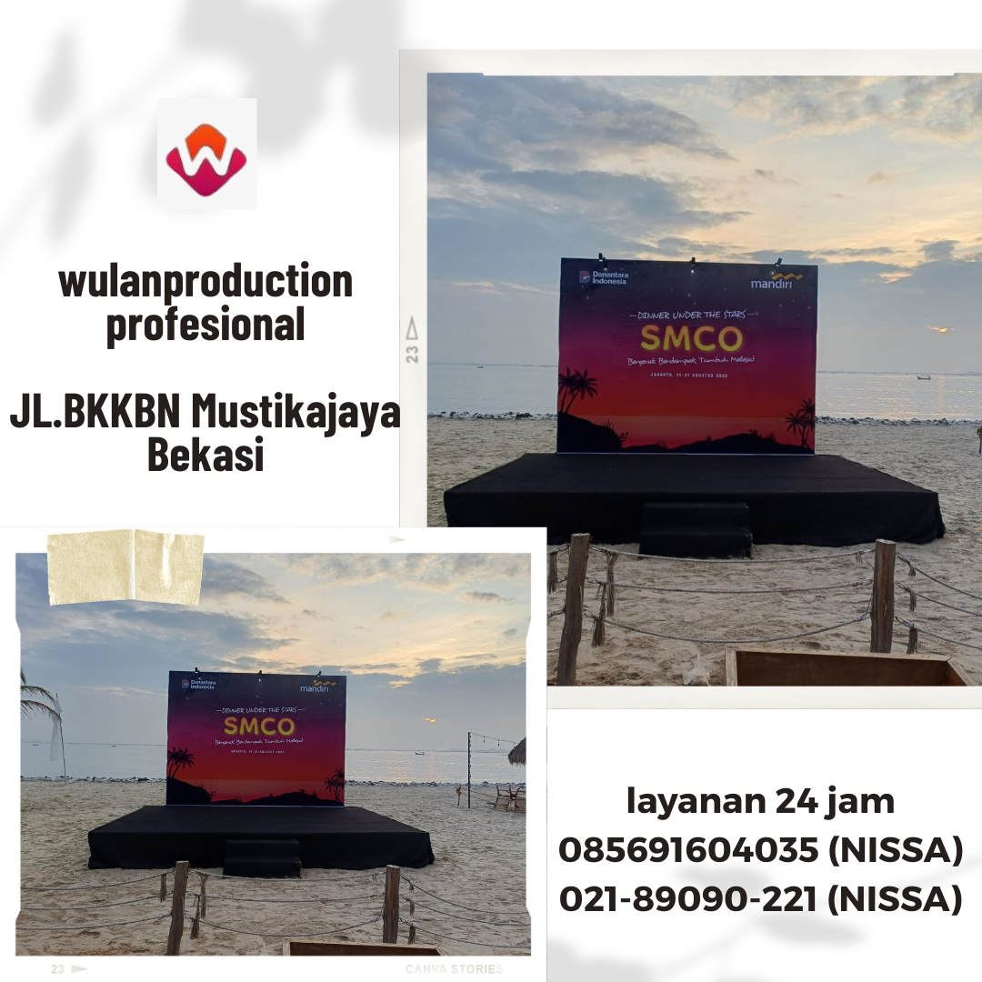Rental Backdrop Dan Panggung Cover Karpet Bogor