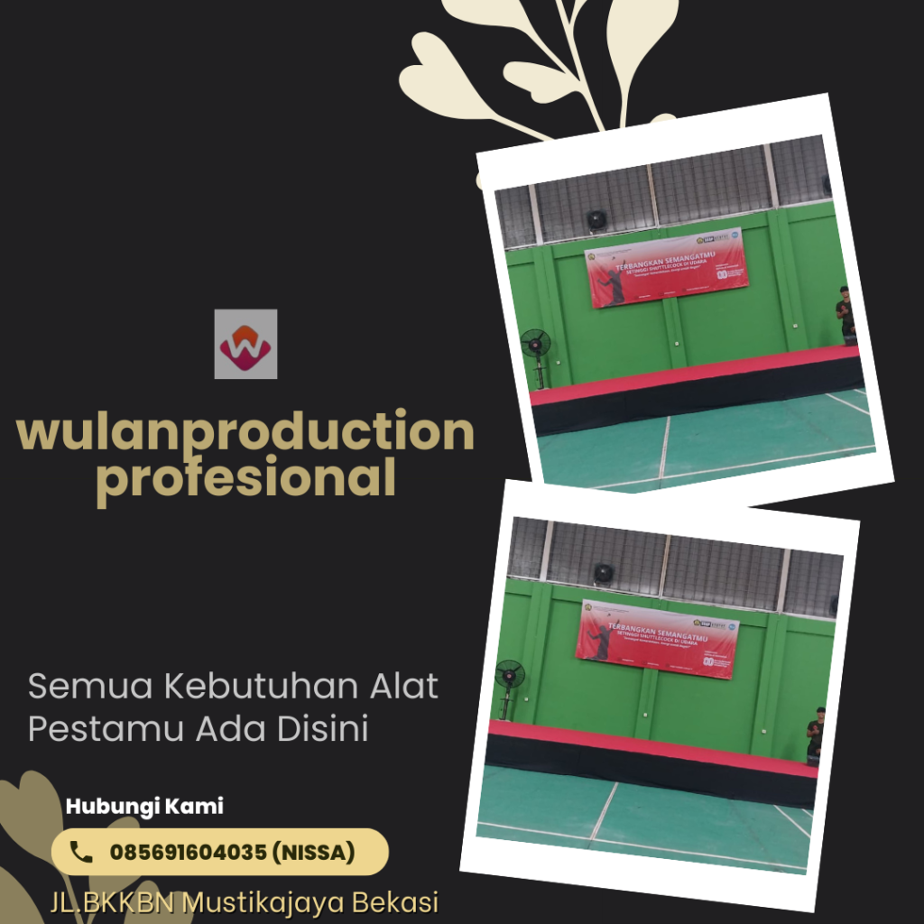 Rental Panggung Karpet Merah Dengan Skirting Hitam Depok