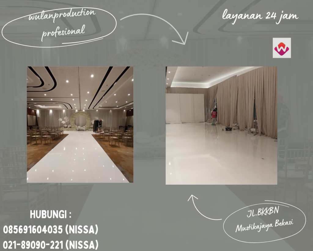Rental Panggung Multiplek Finishing Melaminto Hitam Dan Putih Jakarta