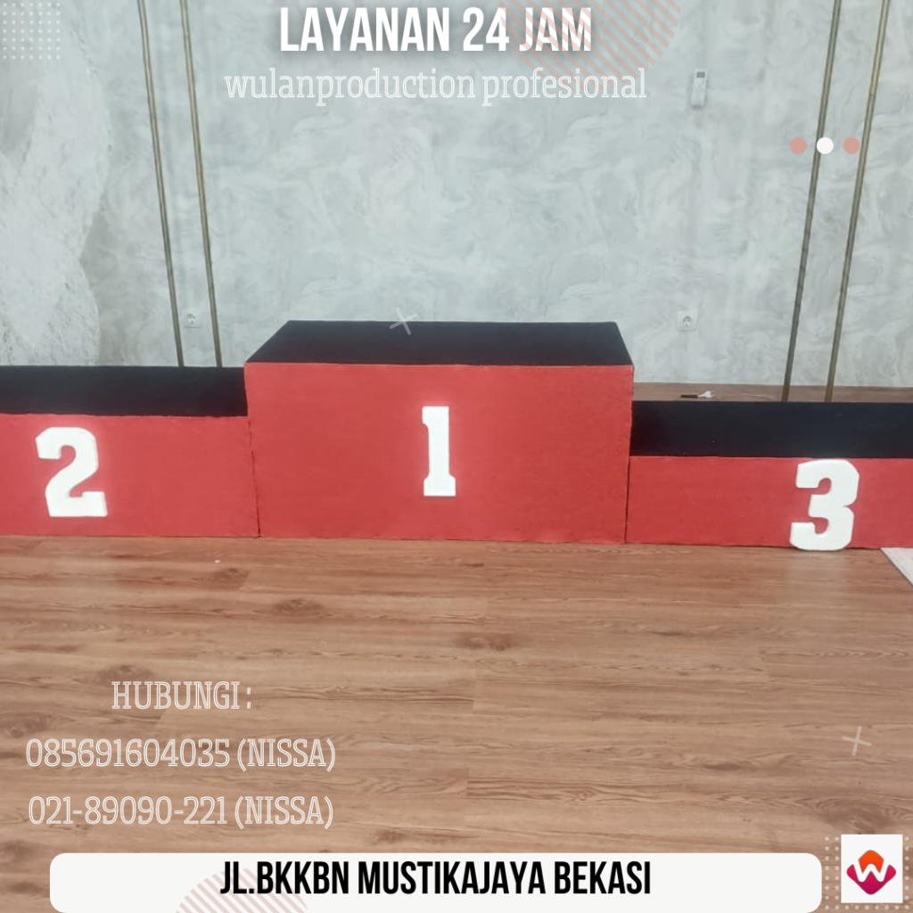 Rental Podium Juara 1,2,3 Jakarta