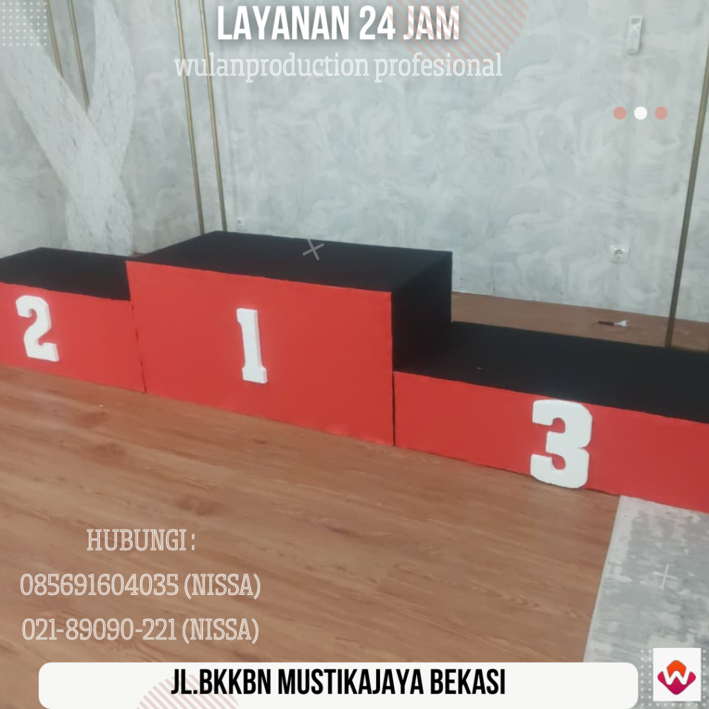 Rental Podium Juara 1,2,3 Jakarta