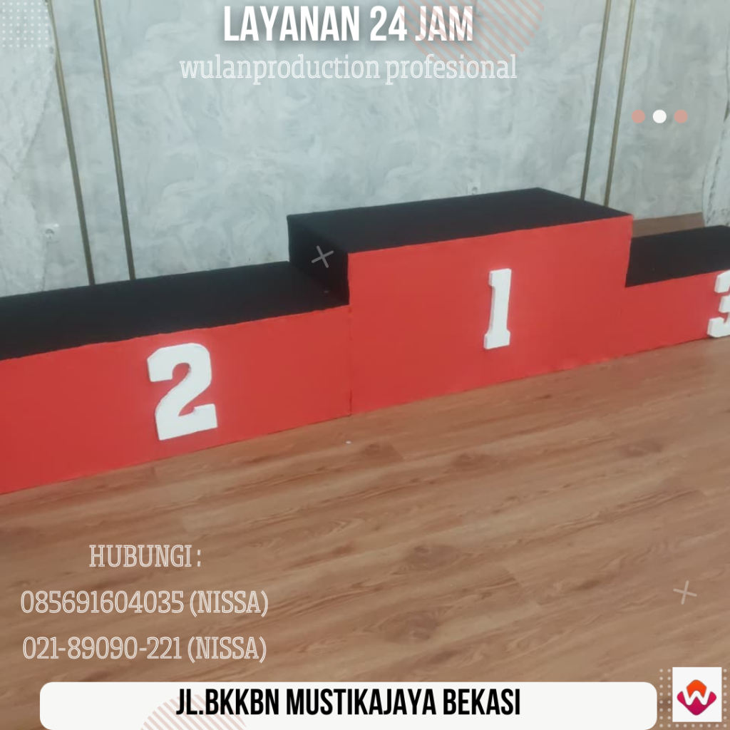 Rental Podium Juara 1,2,3 Jakarta